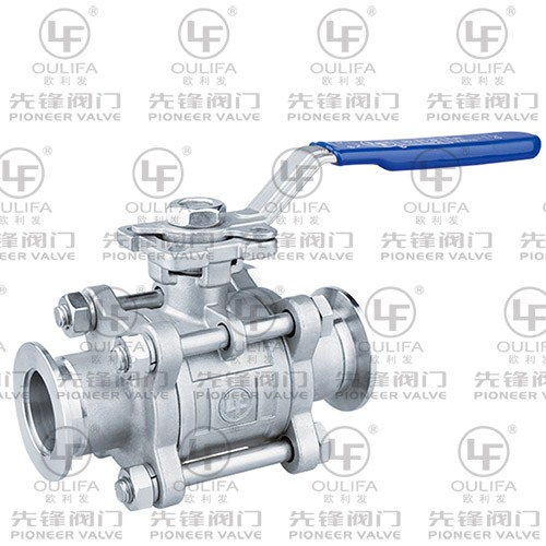 Sanitary Tri-Clamp Ball Valve WQ81F-16P