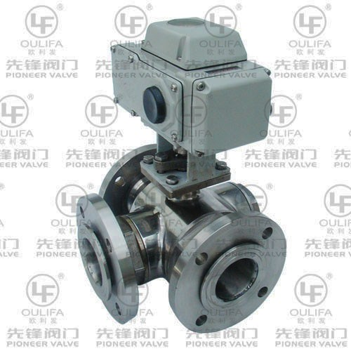 Sanitary Loose Flange 3-Way Ball Valve WQ945F