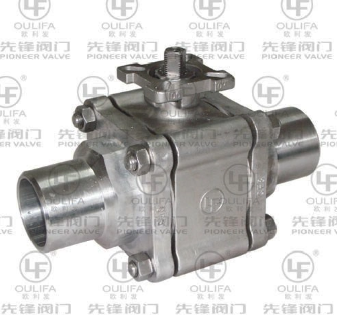 Saluran Gas Minyak Katup Bola Dilas Butt 2000PSI