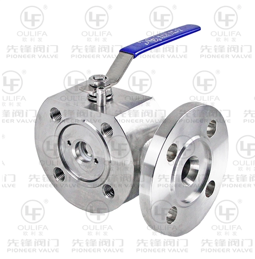 Katup Bola 3 Arah Tipe Wafer Tipe Tipis