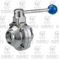 Sanitary Butterfly Type Butt-Weld Ball Valve WDQ61F