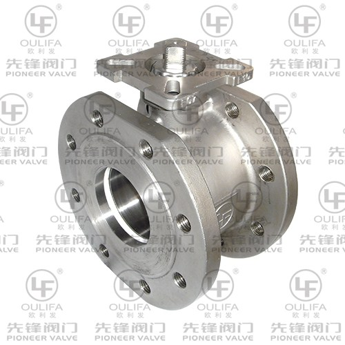 Wafer Thin Ball Valve Dengan Pemasangan ISO 5211 PSQ72F DN80