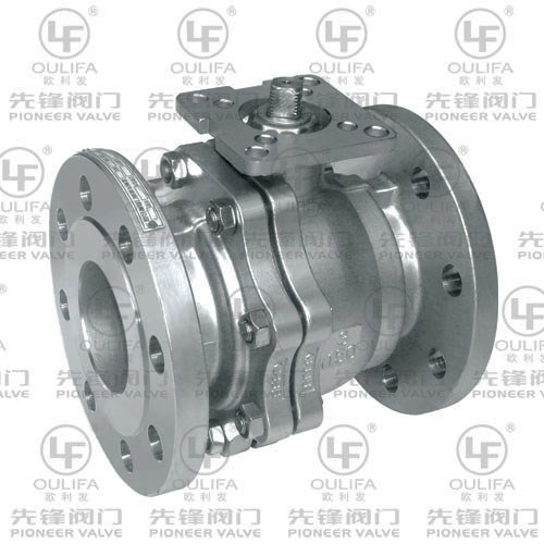 Flange Ball Valve dengan ISO Mounting Pad PQ41F-150Lb