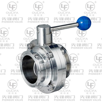 Sanitary Tri-clamp Butterfly Valve WD81X